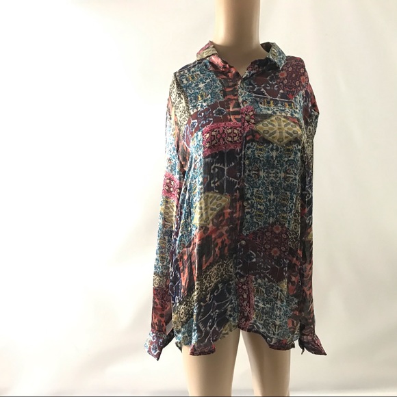 ASOS Women’s Button Down Top Size M Long Sleeve - Picture 7 of 7